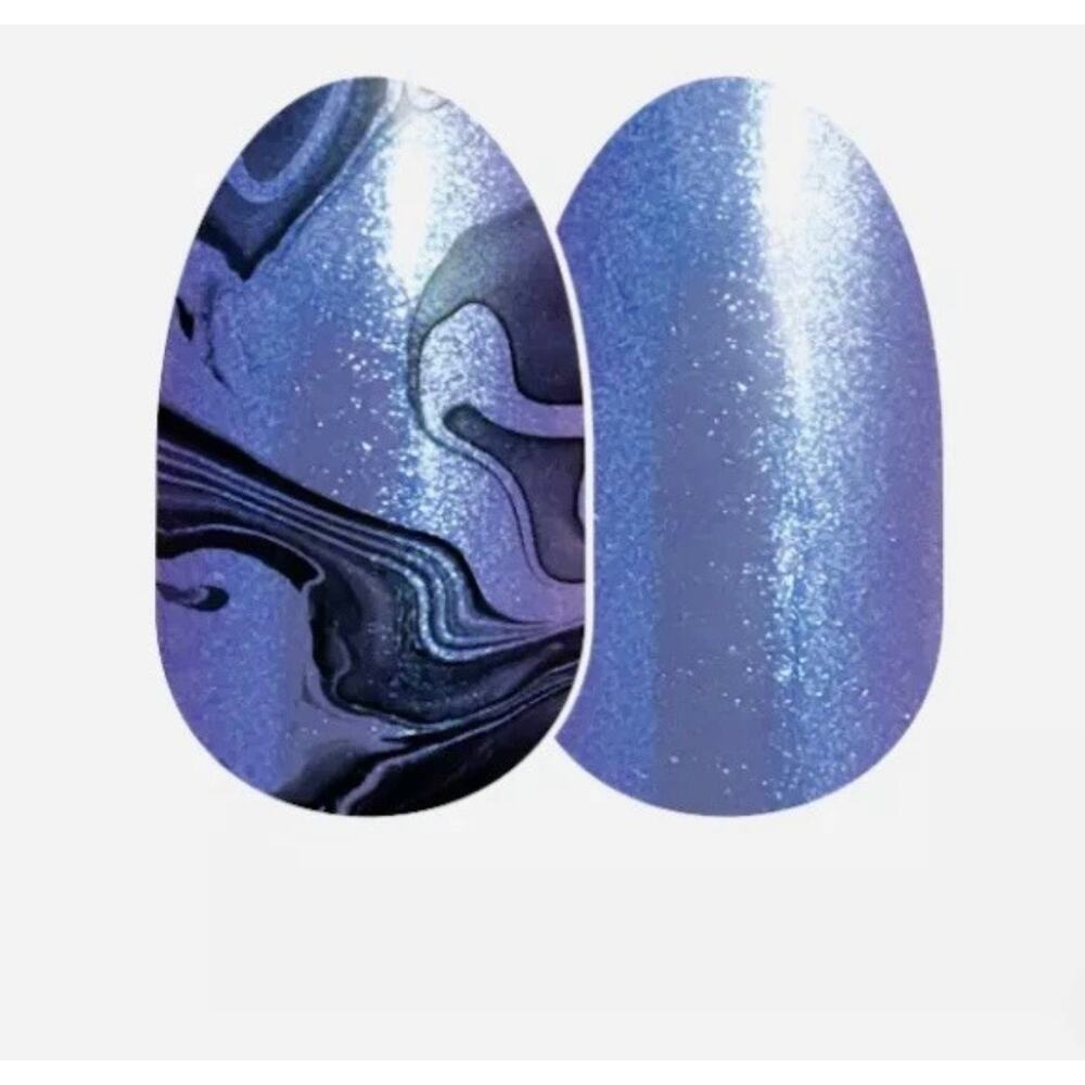 Color Street Northern Wonder Purple Blue Marble Duochrome Shimmer Nail Polish